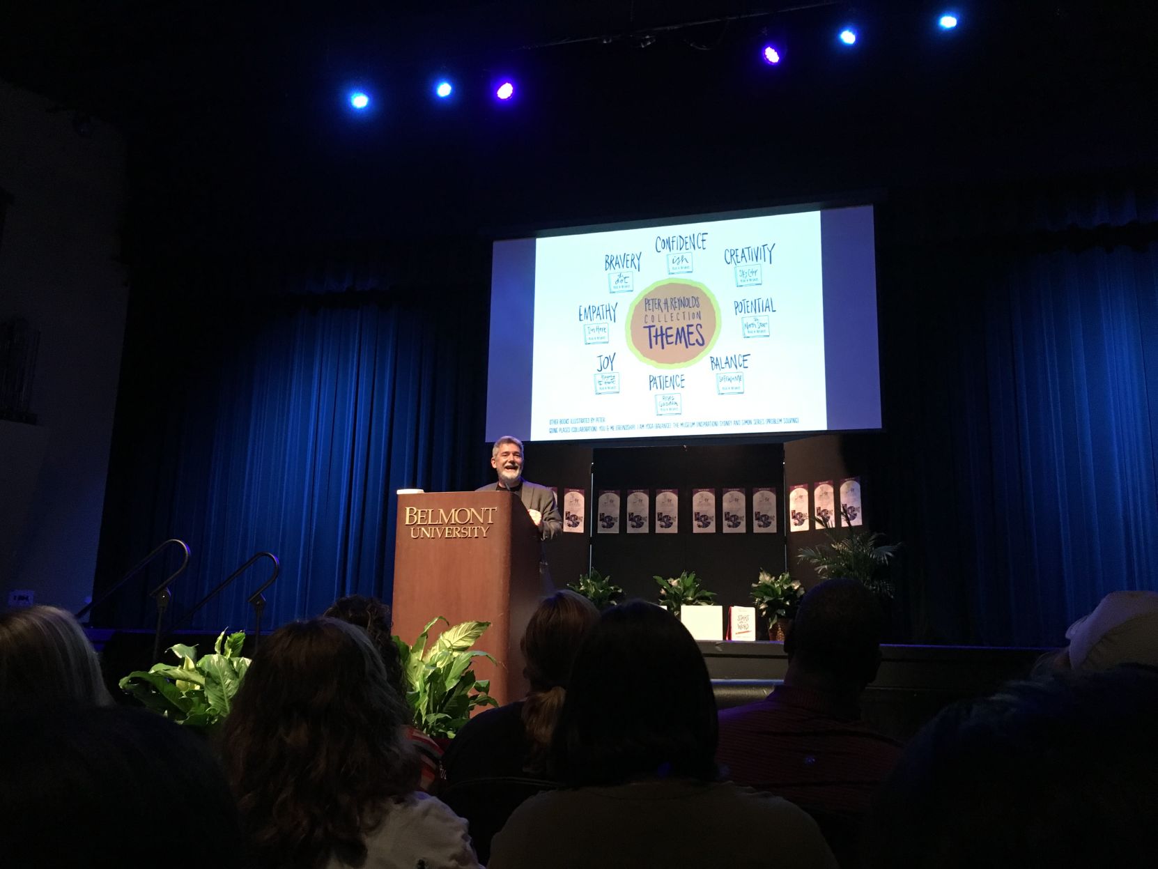 Peter H. Reynolds speaking.JPG